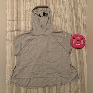 💪🏻 New Balance Grey Muscle Hooded Top